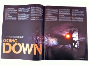 Going_Down_DPS Opening spread of Going Down, published in the age(melbourne)magazine