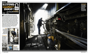 Behind Closed Doors is a regular column I do for the (melbourne) magazine. For this April 2012 story I visited popular tourist railway Puffing Billy, in Belgrave.