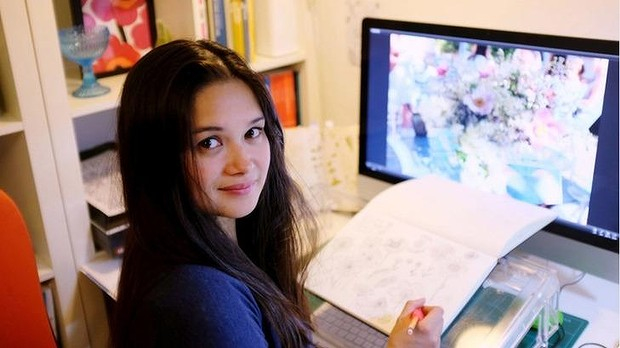 Emma Farrarons, author of the Mindfulness Colouring Book