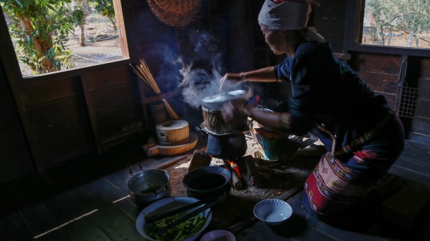 Hot stuff: Cooking with charcoal. Photo: Peter Barrett.